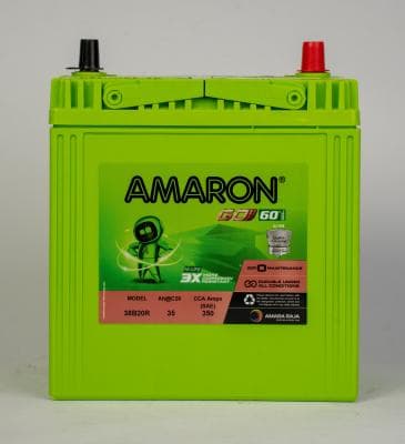 AMARON GO Automotive Battery - 38B20R (AAM-GO-00038B20R) (35 AH)
